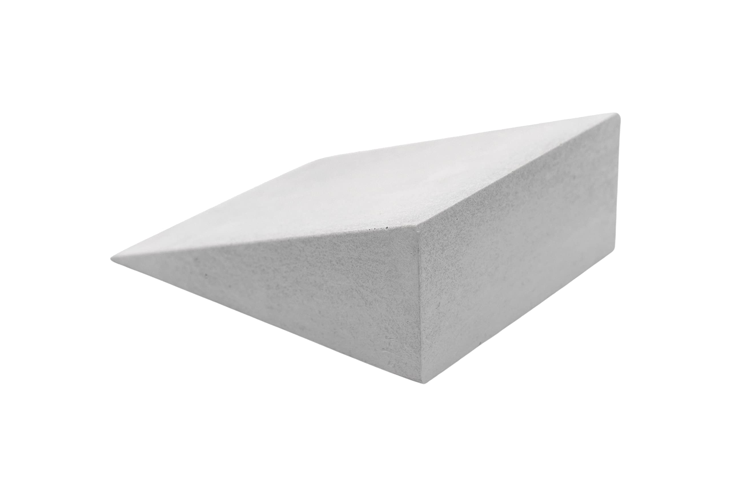 Teak Tuning 2PK Monument Series Concrete Fingerboard Medium Kicker Ramp Obstacles - 4" Long, 1.5" Tall - Ultra Premium, Super Durable Polymer Modified Concrete - Sterling Gray Colorway - Image 2