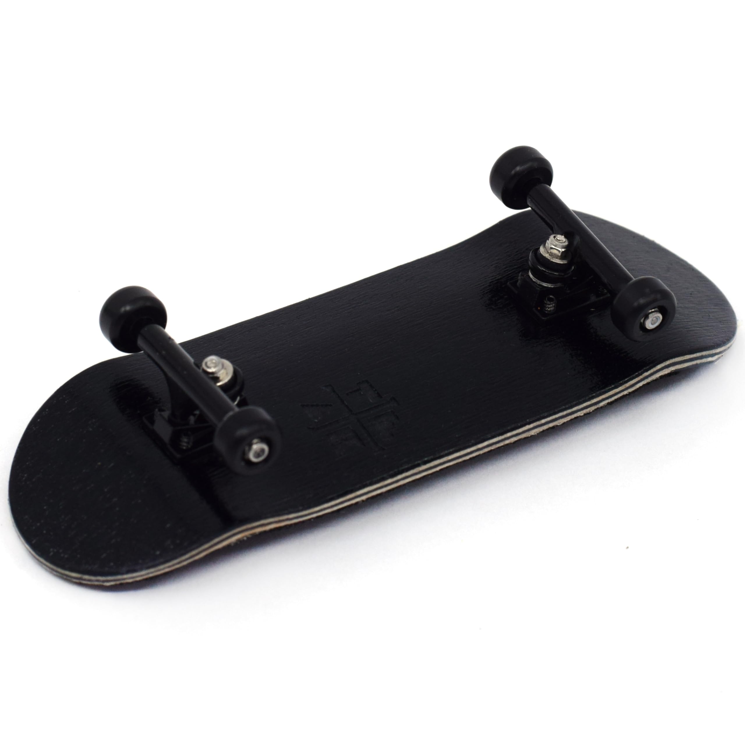 Teak Tuning 32mm Pro Fingerboard Complete - Fully Assembled with Pro Level Components - Pro Shaped Wooden Deck (32x97mm), UltraSpin Bearing Wheels, Prodigy Gen2 Trucks - All Blacks - Image 2