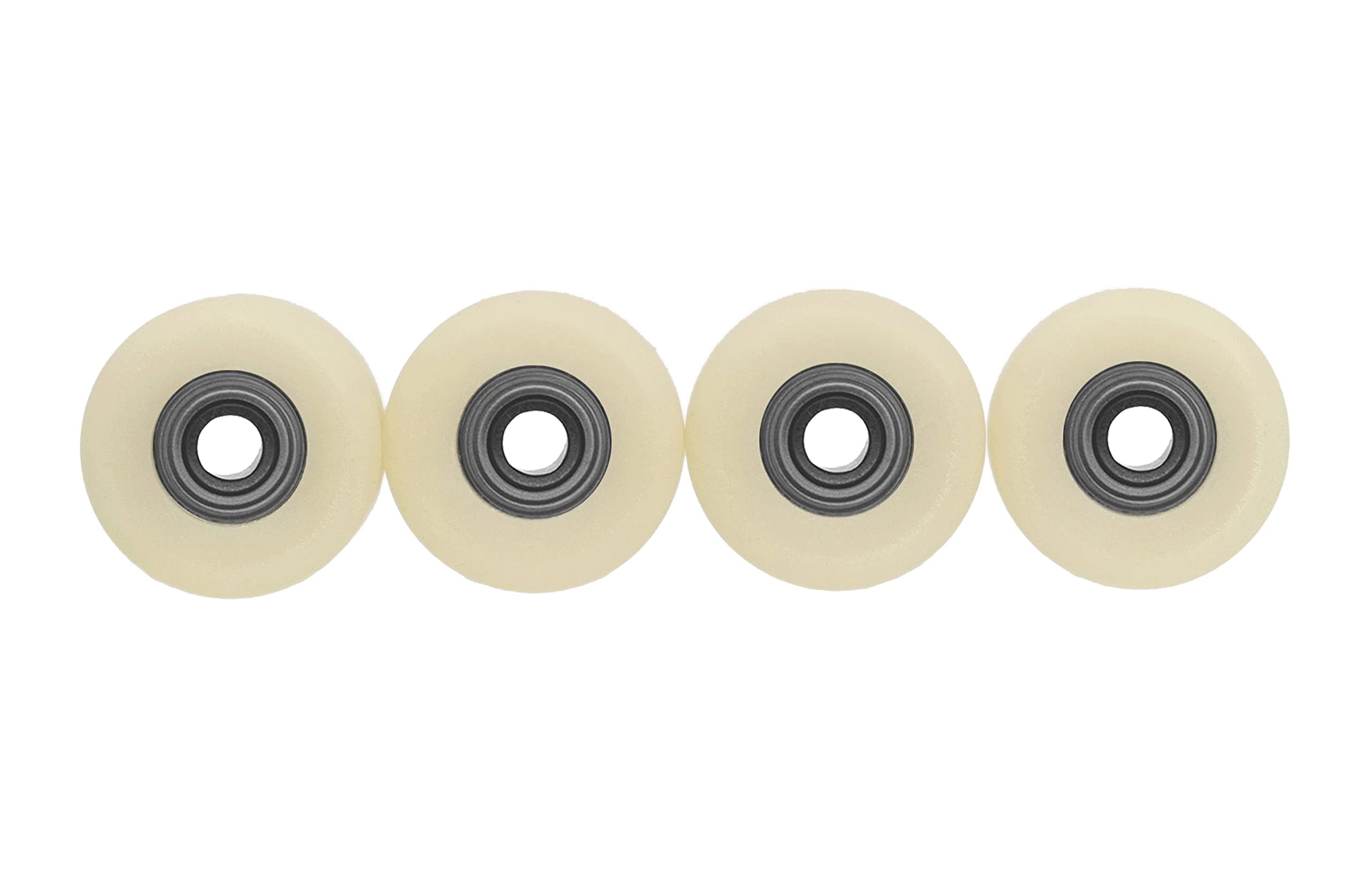 Teak Tuning Apex 61D Urethane Fingerboard Wheels - Mini Shorty Shape, 6.6mm Diameter - ABEC-9 Stealth Bearings - Made in The USA - Coyote Tan Colorway - Image 3