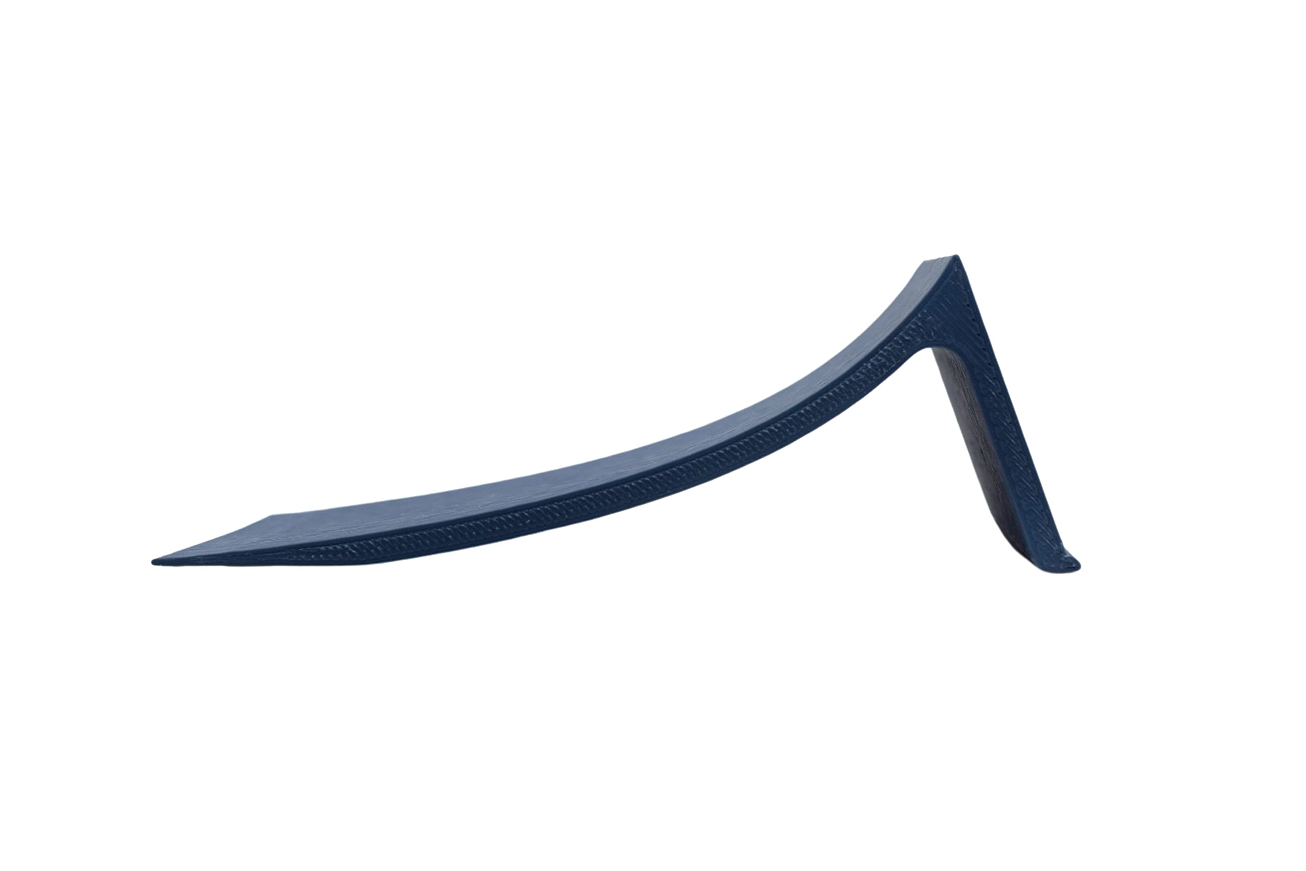 Teak Tuning Fingerboard Poly Launch Kicker Ramp - 4.5" Long, 3" Wide, 1.5" Tall - Fingerboard Obstacle in Blue Steel Colorway - Image 4