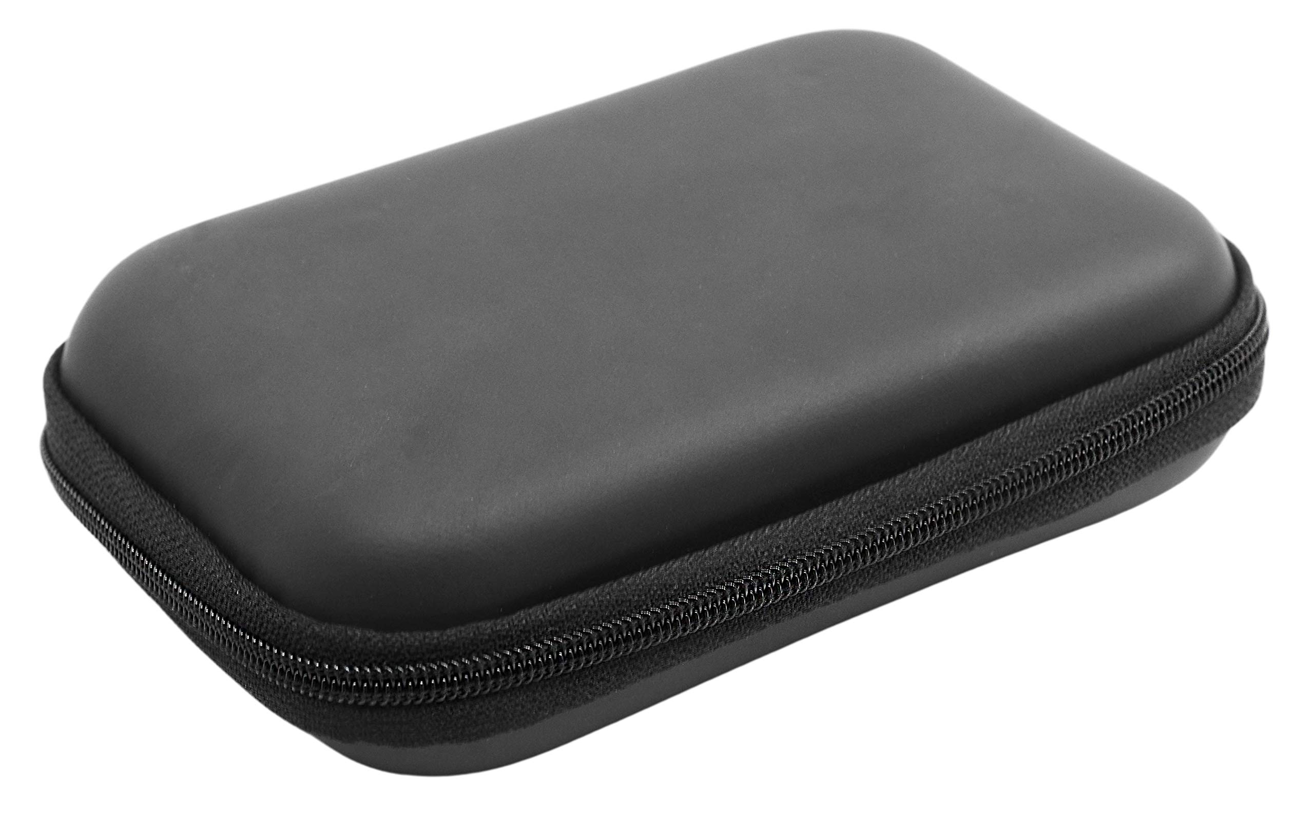 Teak Tuning Fingerboard Travel Carry Case, Large - Hard Protective Shell, Black - 6" x 4" x 2" Large Version - Image 3