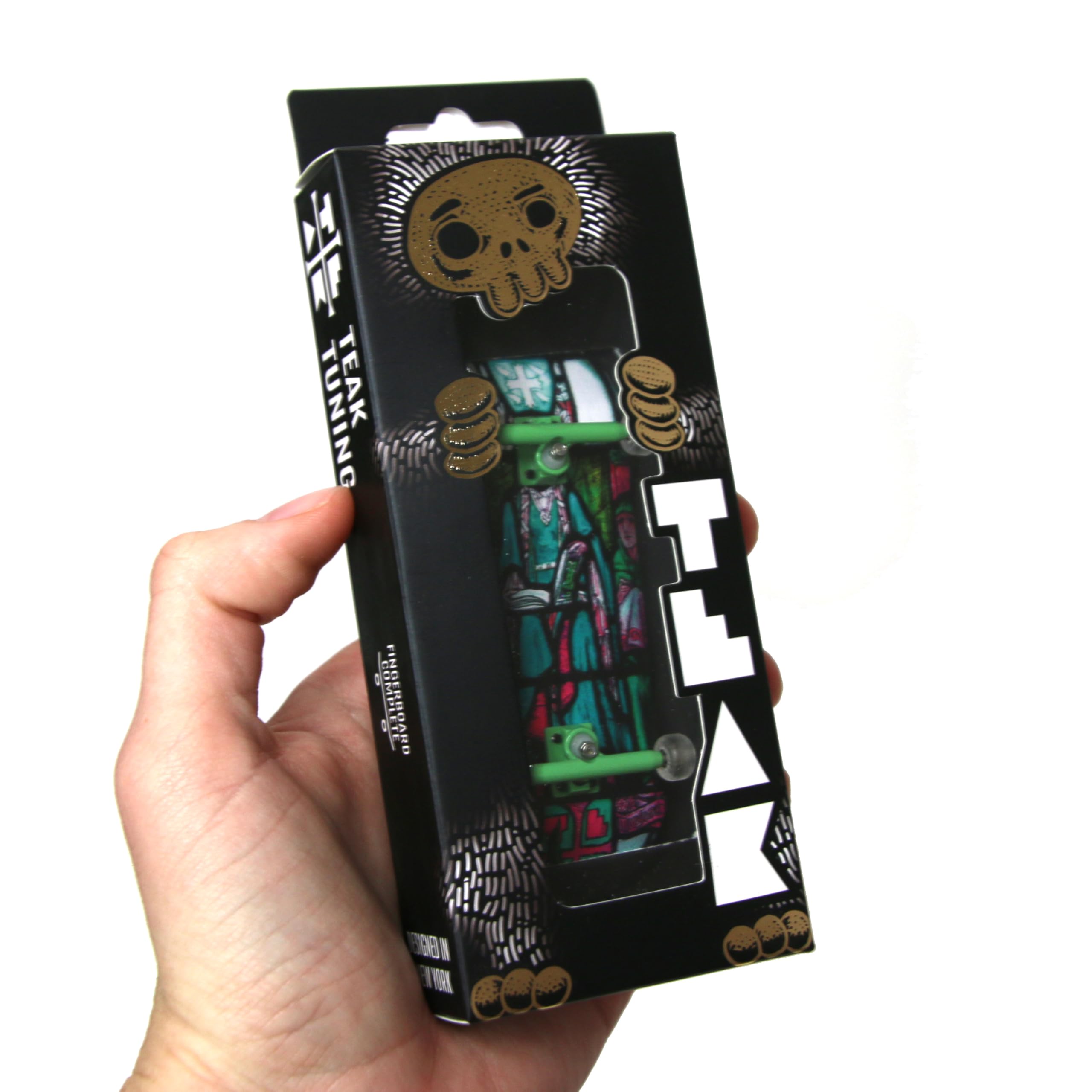 Teak Tuning Heat Transfer Graphic 34mm Fingerboard Complete - Queen Margaret Stained Glass Edition - Image 2