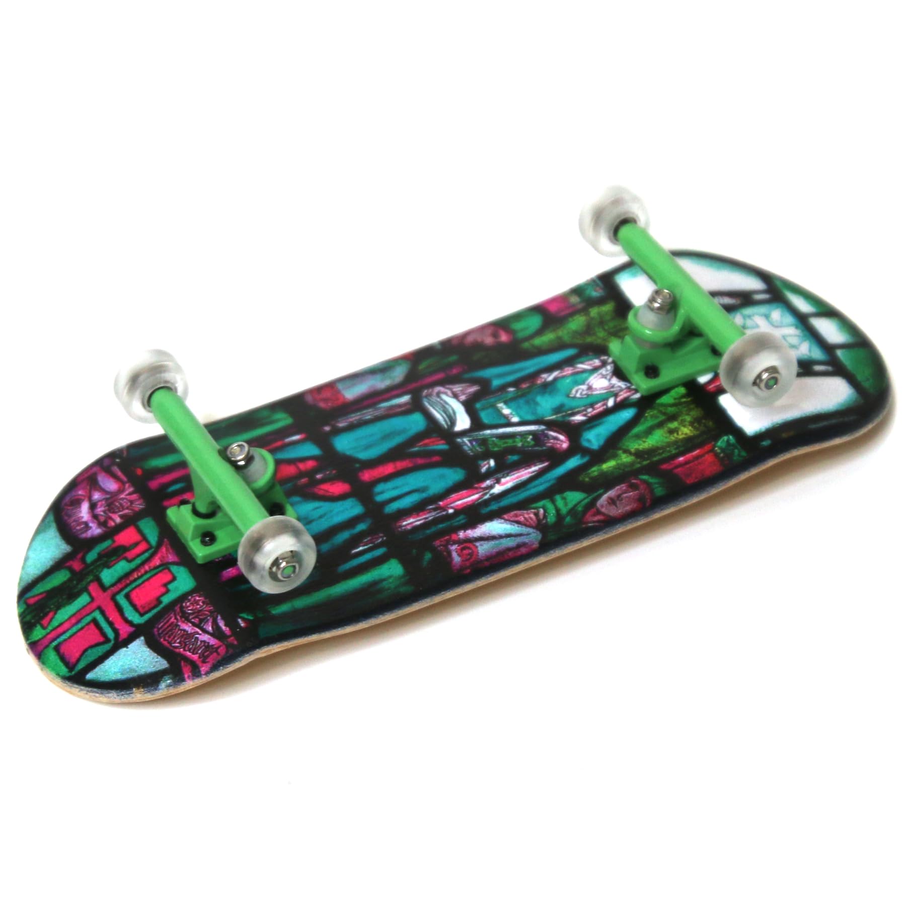 Teak Tuning Heat Transfer Graphic 34mm Fingerboard Complete - Queen Margaret Stained Glass Edition - Image 3