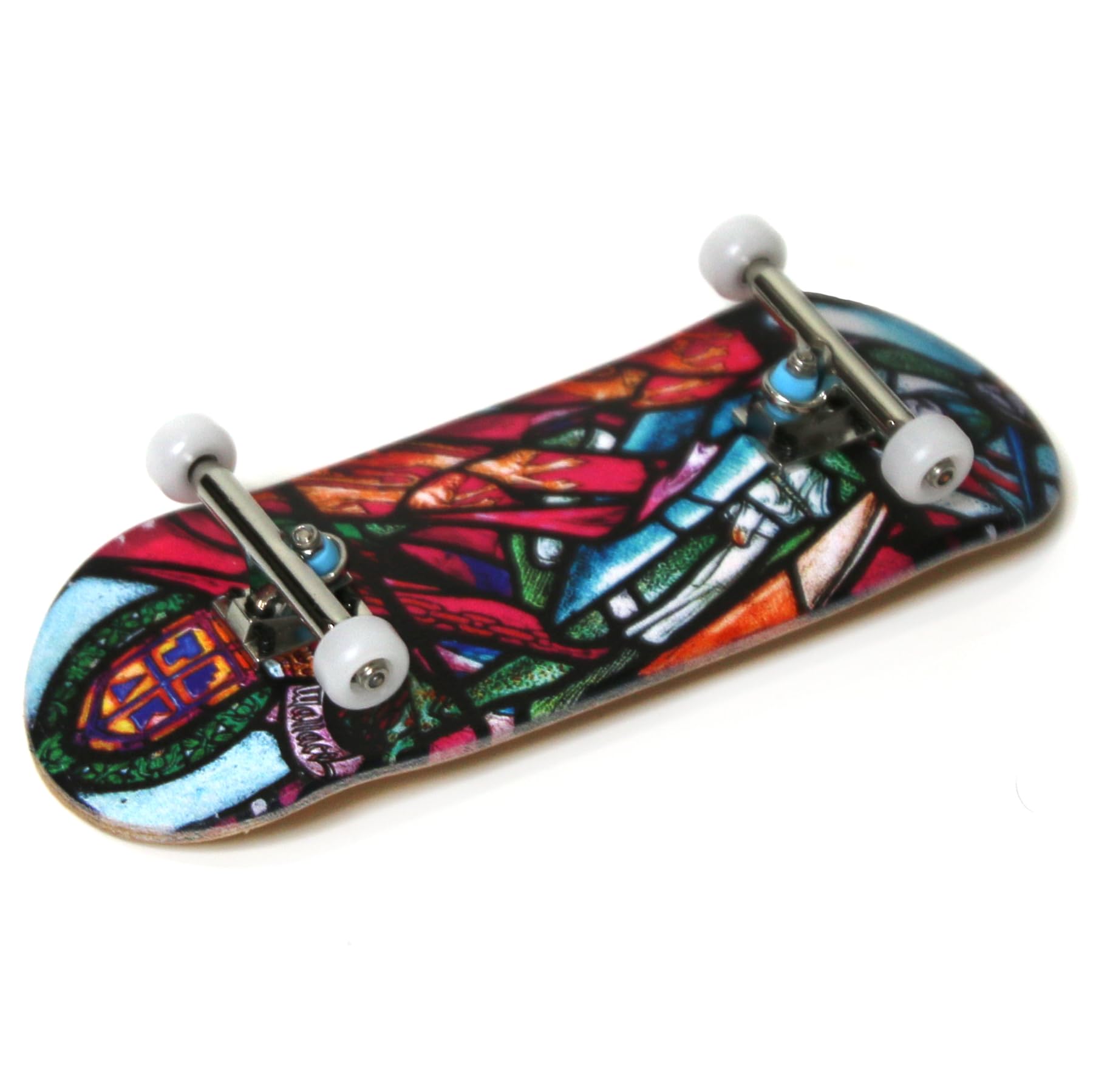 Teak Tuning Heat Transfer Graphic 34mm Fingerboard Complete - Wallace Stained Glass Edition - Image 3
