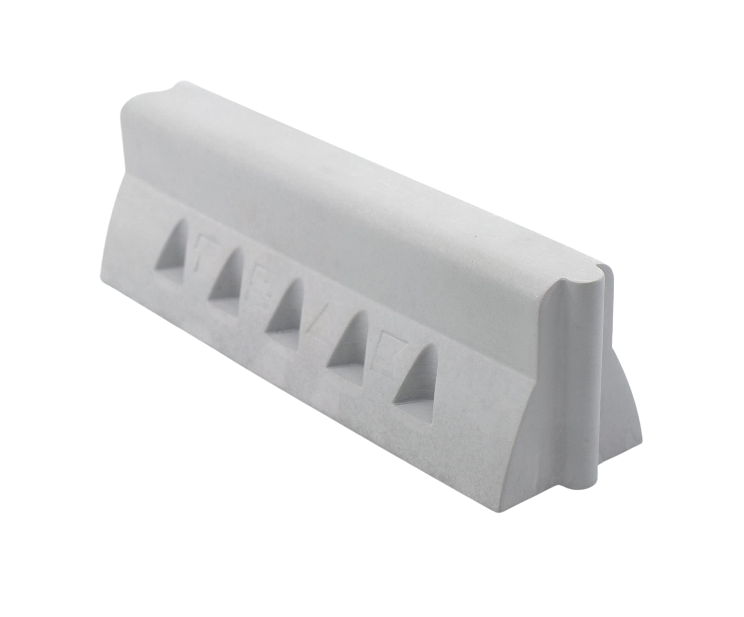 Teak Tuning Monument Series Concrete Fingerboard Jersey Barrier Obstacle - 5" Wide, 2" Tall - Ultra Premium, Super Durable Polymer Modified Concrete - Sterling Gray Colorway - Image 2