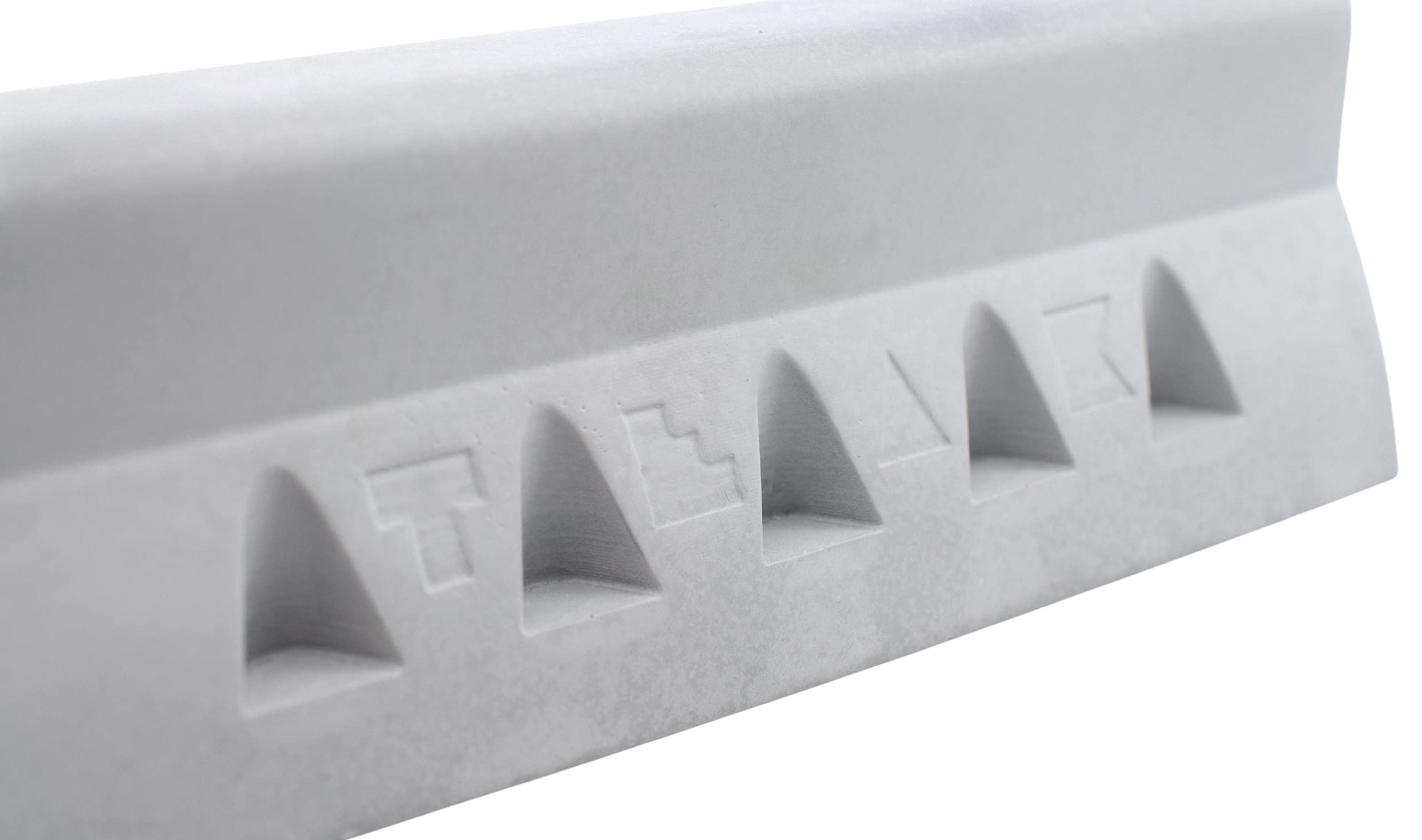 Teak Tuning Monument Series Concrete Fingerboard Jersey Barrier Obstacle - 5" Wide, 2" Tall - Ultra Premium, Super Durable Polymer Modified Concrete - Sterling Gray Colorway - Image 4