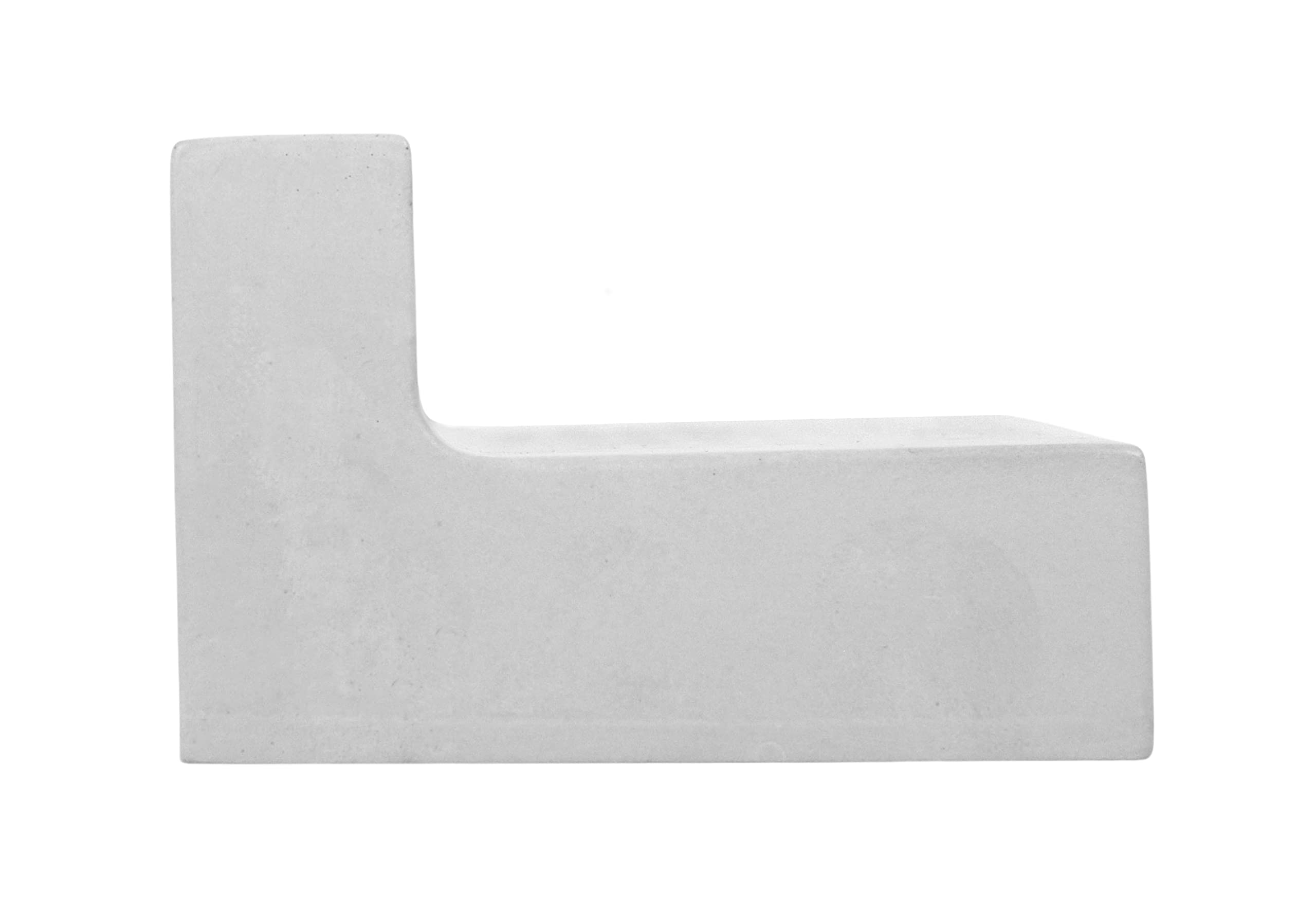 Teak Tuning Monument Series Concrete Fingerboard Ledge Obstacle - 5" Wide, 2" Tall - Ultra Premium, Super Durable Polymer Modified Concrete - Sterling Gray Colorway - Image 3