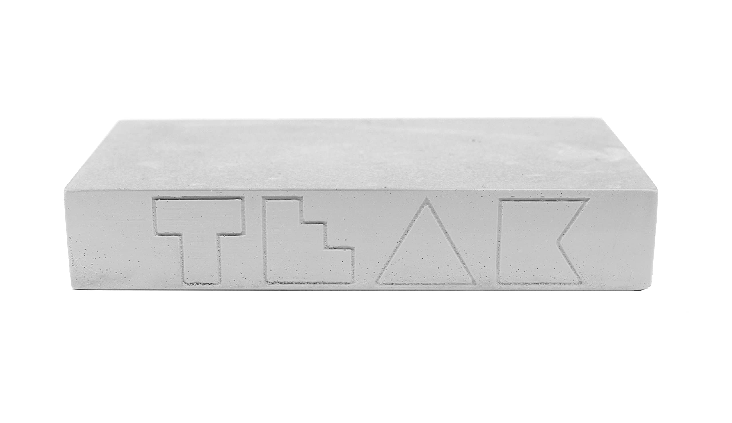 Teak Tuning Monument Series Concrete Fingerboard Obstacle, Big Slab Manual Pad - 5.5" Wide, 3" Long, 1" Tall - Ultra Premium, Super Durable Polymer Modified Concrete - Sterling Gray Colorway - Image 3