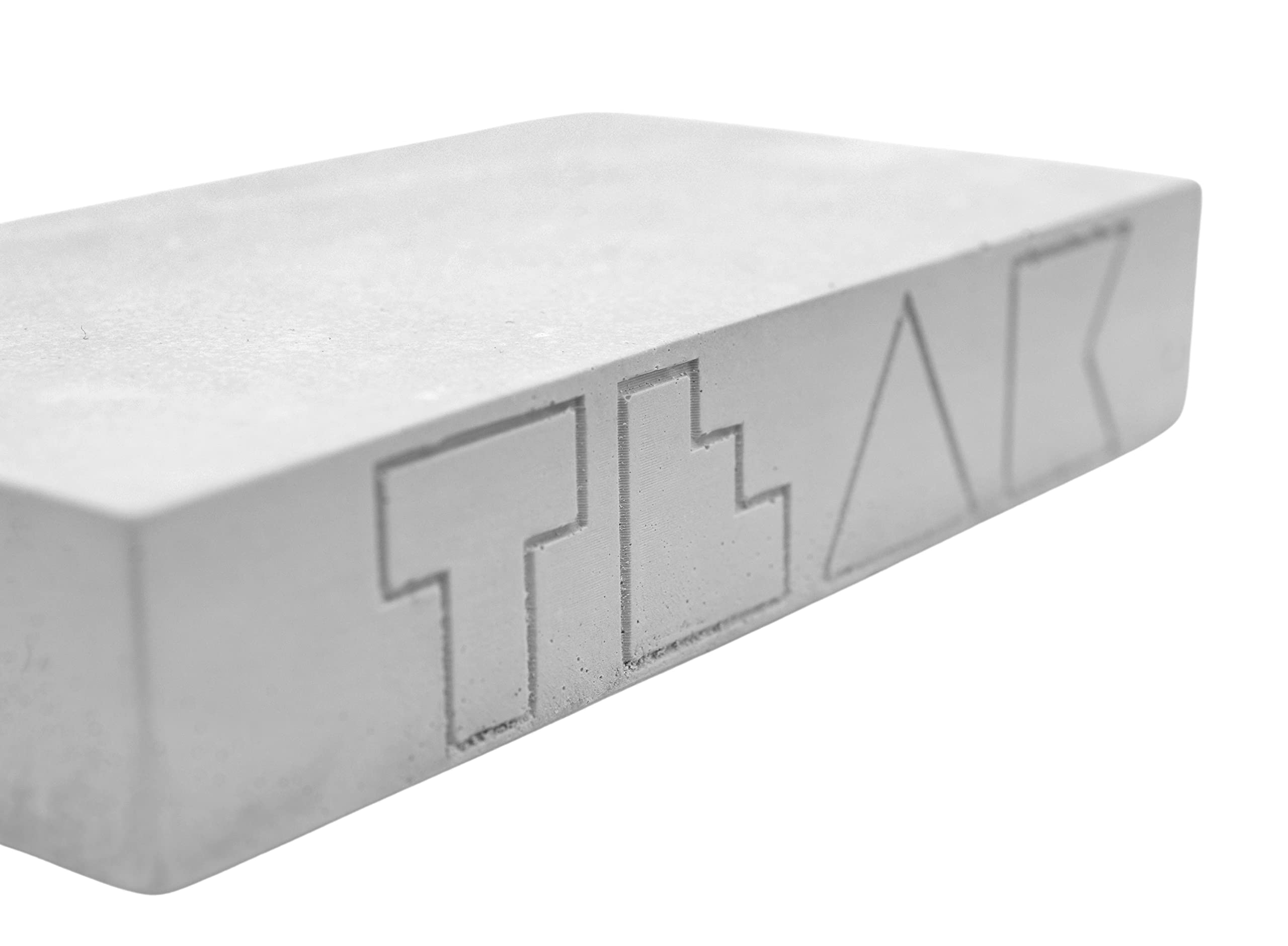 Teak Tuning Monument Series Concrete Fingerboard Obstacle, Big Slab Manual Pad - 5.5" Wide, 3" Long, 1" Tall - Ultra Premium, Super Durable Polymer Modified Concrete - Sterling Gray Colorway - Image 5