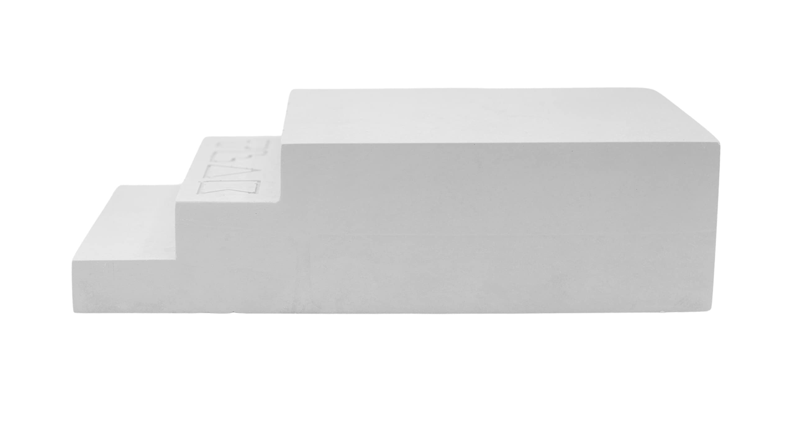 Teak Tuning Monument Series Concrete Fingerboard Obstacle, The Stoop Manual Pad Stairs - 3" Wide, 5.5" Long - Ultra Premium, Super Durable Polymer Modified Concrete - Sterling Gray Colorway - Image 2