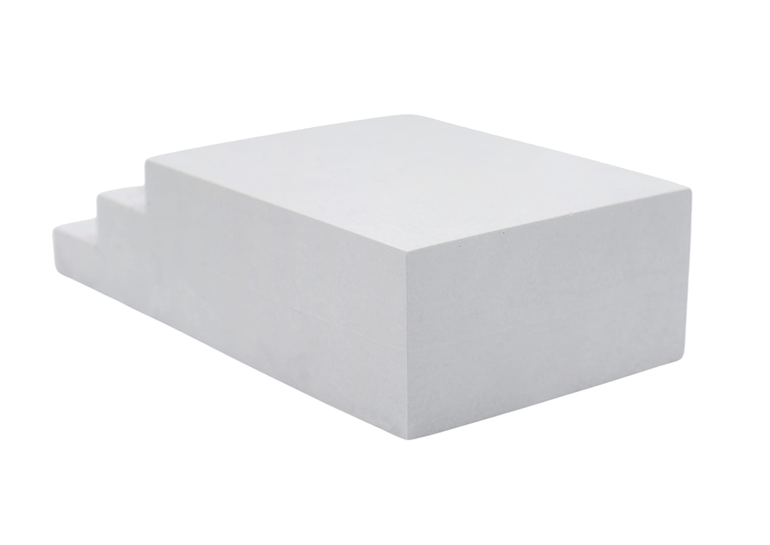 Teak Tuning Monument Series Concrete Fingerboard Obstacle, The Stoop Manual Pad Stairs - 3" Wide, 5.5" Long - Ultra Premium, Super Durable Polymer Modified Concrete - Sterling Gray Colorway - Image 3