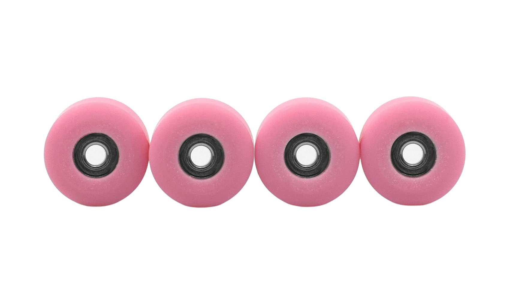 Teak Tuning Premium Fingerboard Apex Bearing Wheels, Strawberry - Matte Finish - New Street Style, Custom Teak Urethane - Custom Bearing Lock Pocket - 77D Hardness, 7.7mm Dia. - Made in The USA - Image 3