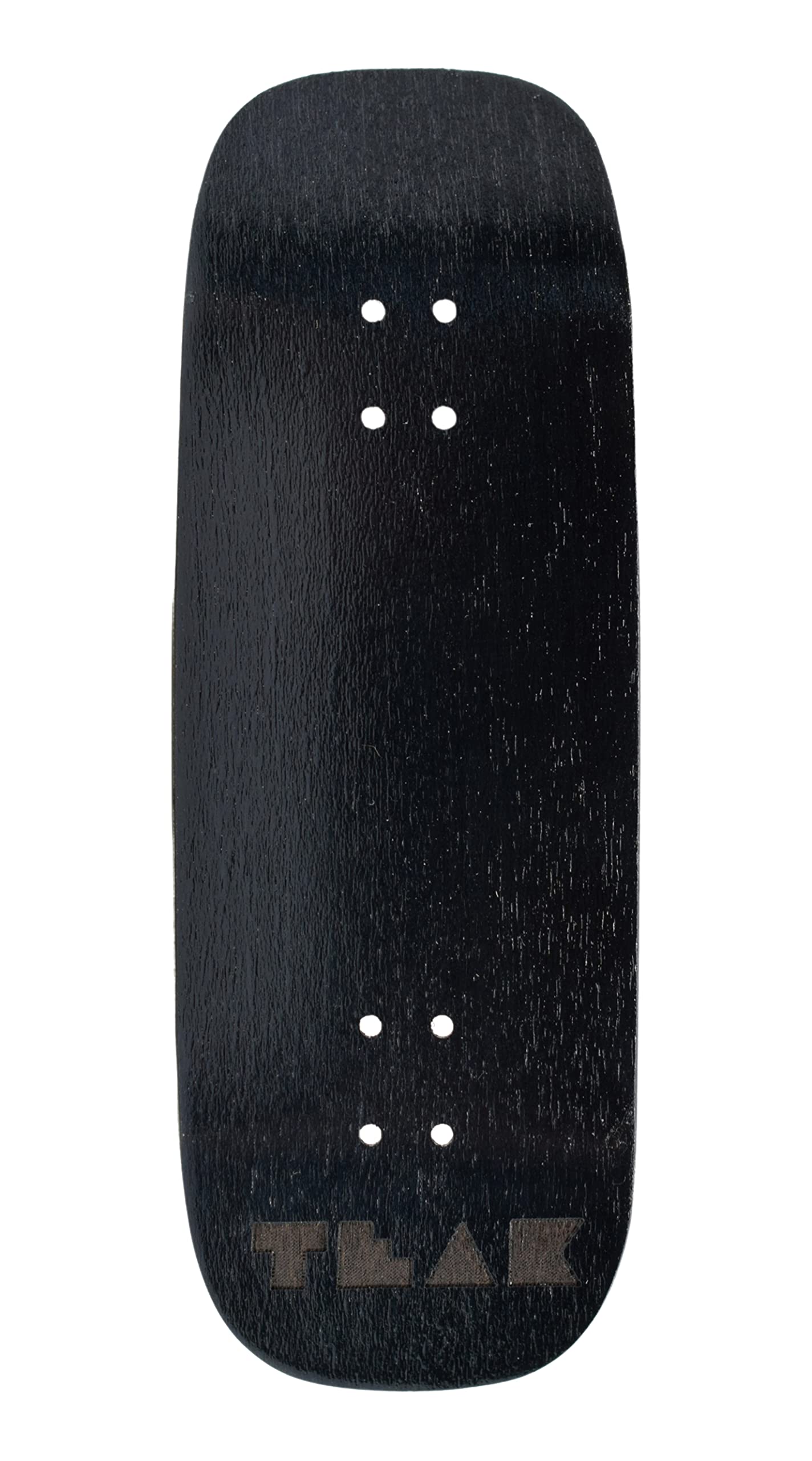 Teak Tuning Prolific Wooden Fingerboard Deck, 33.5mm x 96mm Boxy Shape - Black Mamba - 5 Ply with Custom Color Matching Mid Ply - Includes Prolific Foam Tape - Image 3