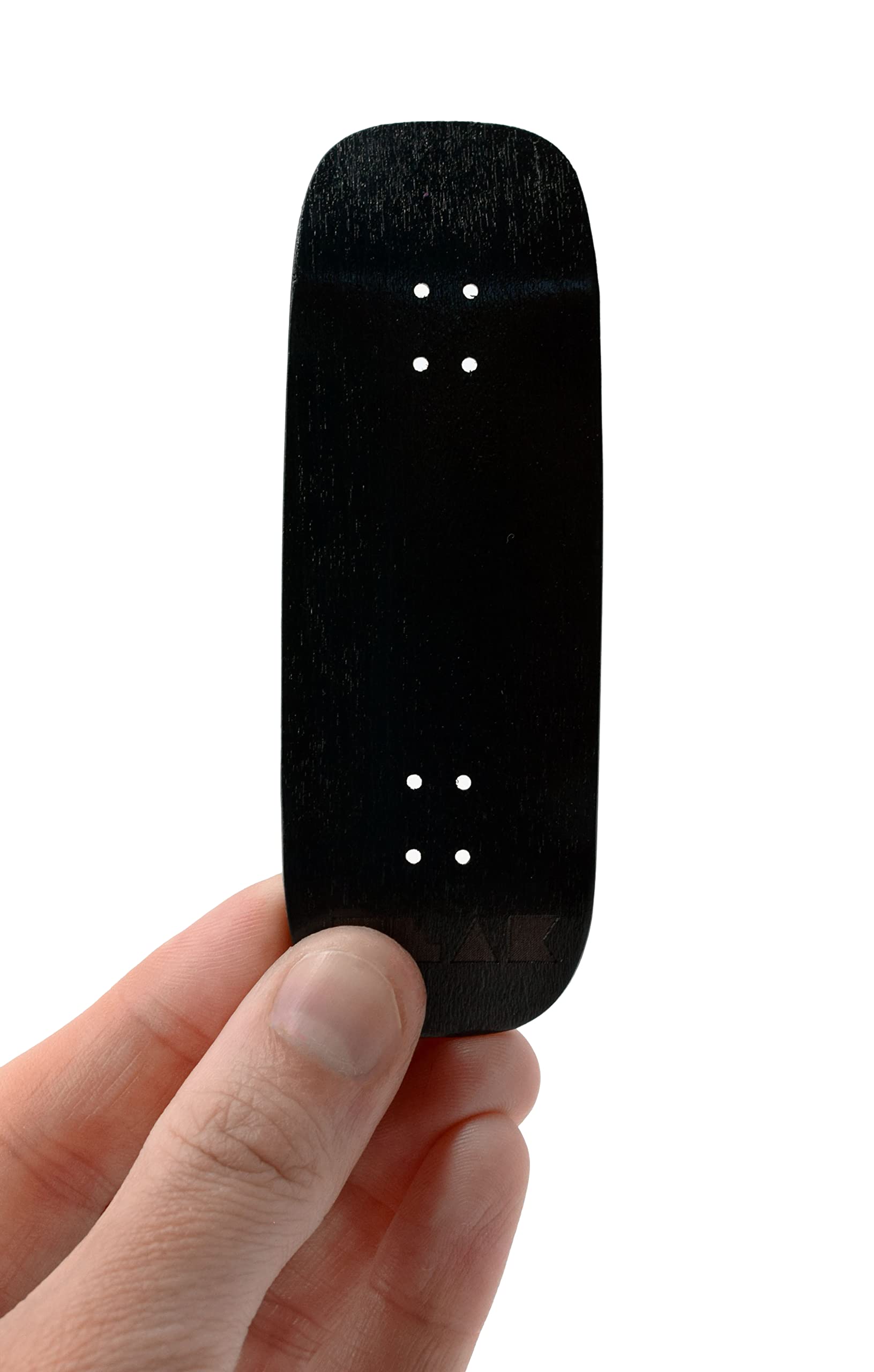 Teak Tuning Prolific Wooden Fingerboard Deck, 33.5mm x 96mm Boxy Shape - Black Mamba - 5 Ply with Custom Color Matching Mid Ply - Includes Prolific Foam Tape - Image 5