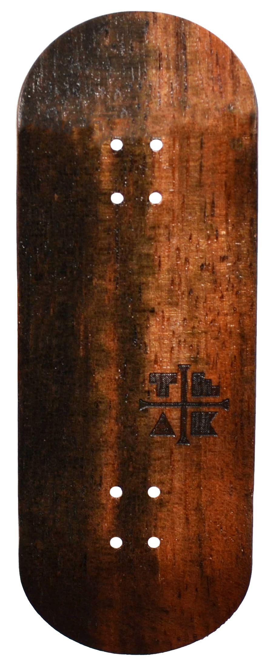 Teak Tuning Prolific Wooden Fingerboard Deck, Two Tone - 34mm x 97mm - Handmade, Pro Shape & Size - Five Plies Wood Veneer - Includes Prolific Foam Tape - Image 6