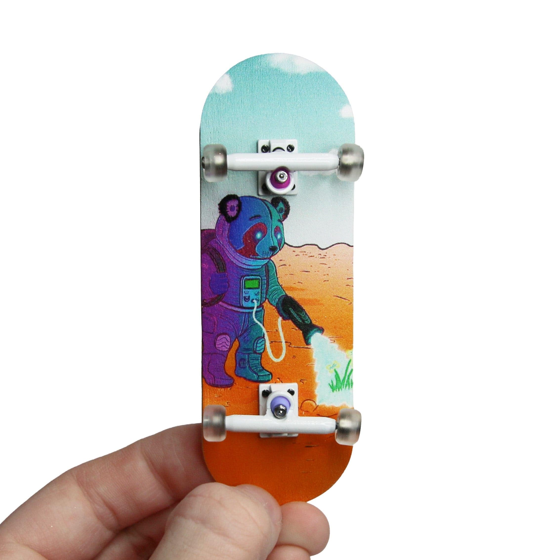 Teak Tuning Real Wear Graphic 32mm Fingerboard Complete - Space Bound Edition - Image 4
