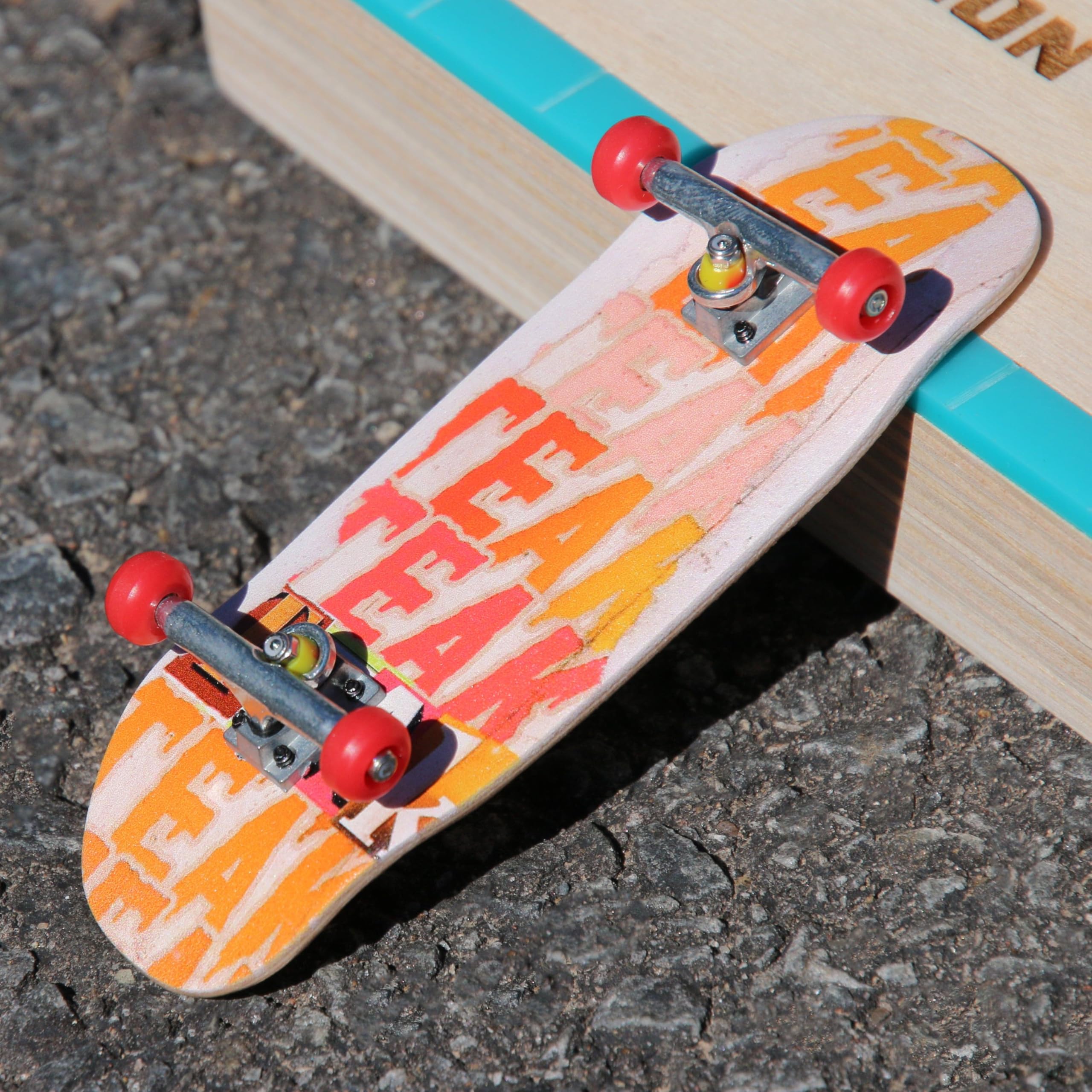 Teak Tuning Real Wear Graphic 33.5mm Ohh Shape Fingerboard Complete - Teak Stack Edition - Image 5