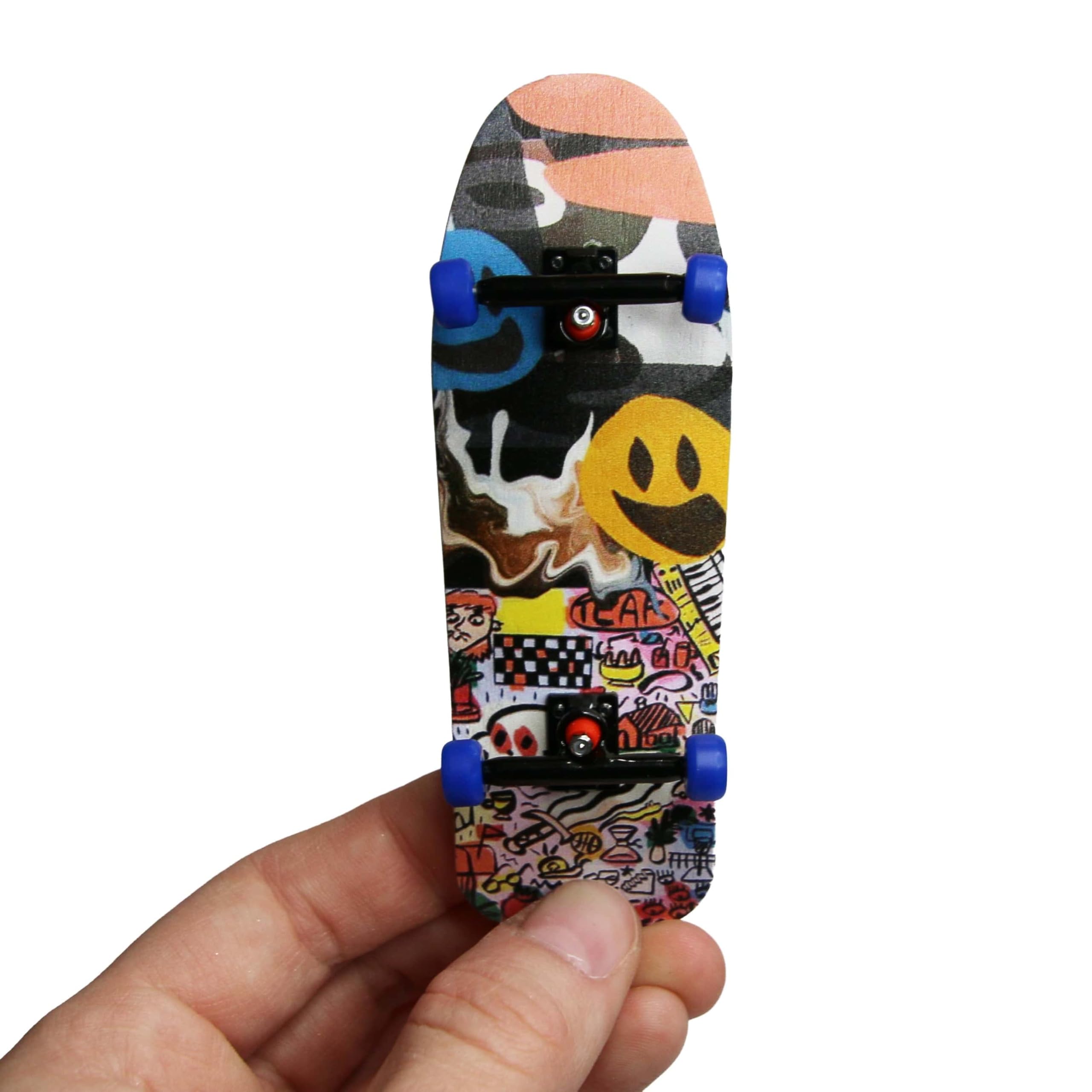 Teak Tuning Real Wear Graphic 34mm Carlsbad Cruiser Fingerboard Complete - Cizek Collage Edition - Image 4