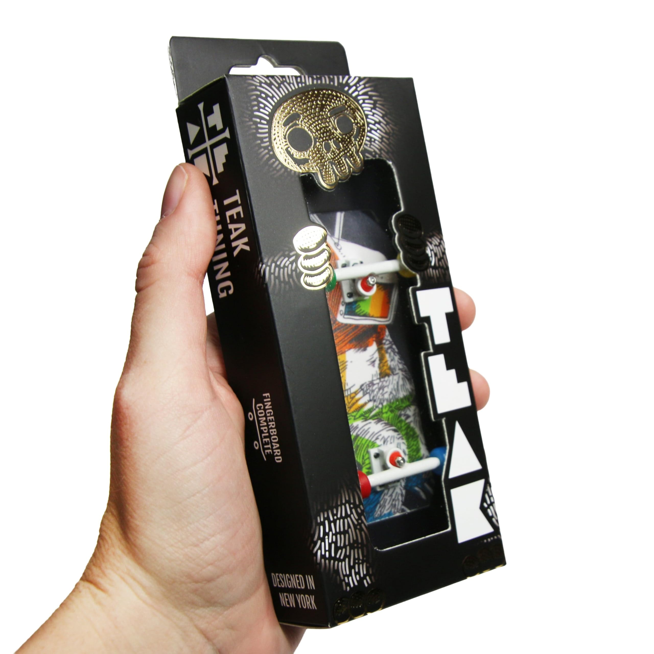 Teak Tuning Real Wear Graphic 34mm Fingerboard Complete - Calibrating Yeti Edition - Image 3