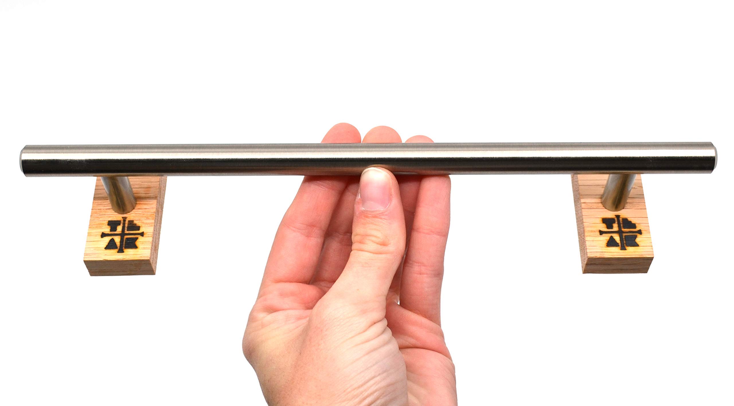 Teak Tuning Round Fingerboard Rail - Standard Edition - Silver Colorway - 10" Long, 1.75" Tall - Prolific Series - Image 3