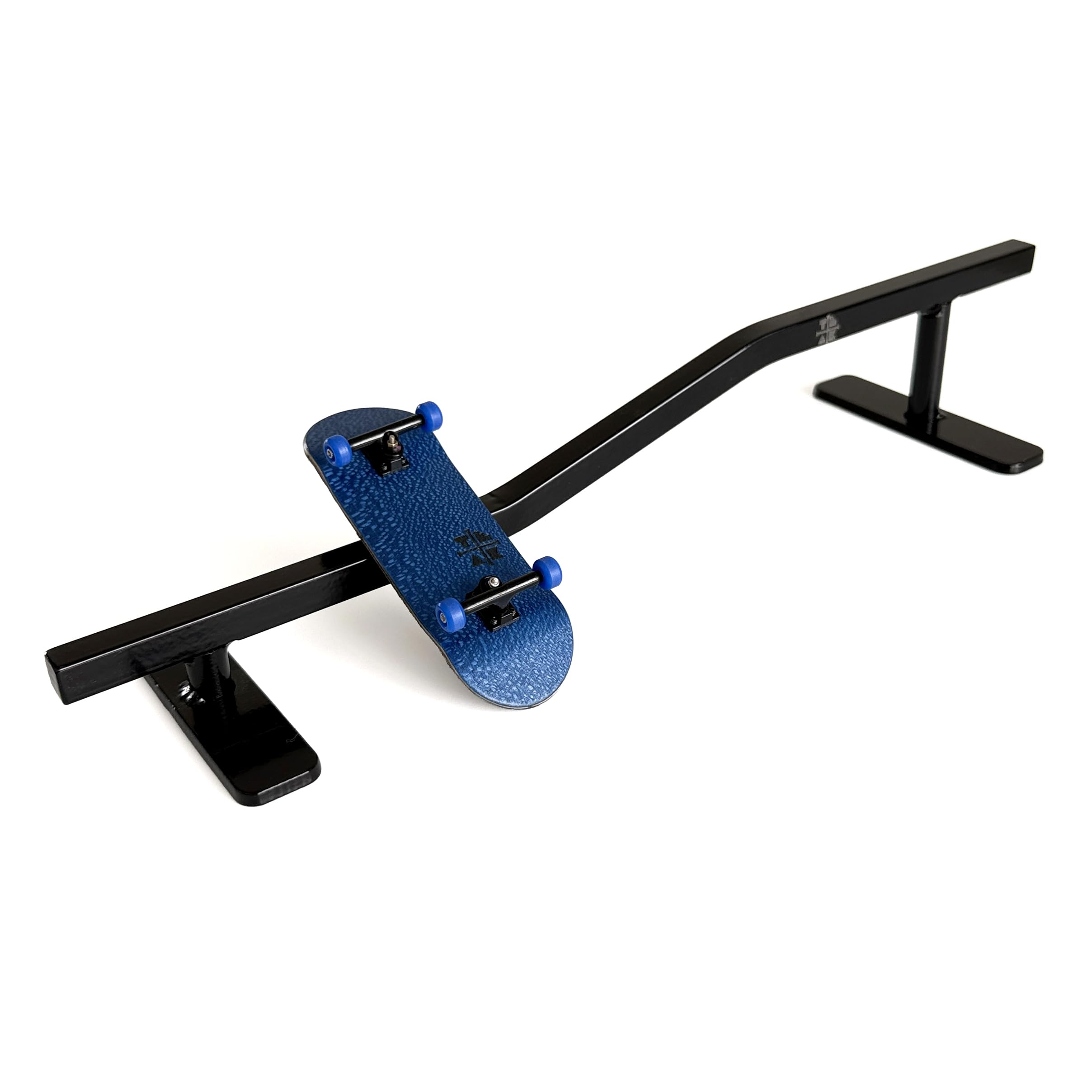 Teak Tuning Square, Bi-Level Fingerboard Rail, 12" - Custom Designed and Made in USA - Premium Solid Steel, Glossy Powder Coated Finish in Black - Image 4
