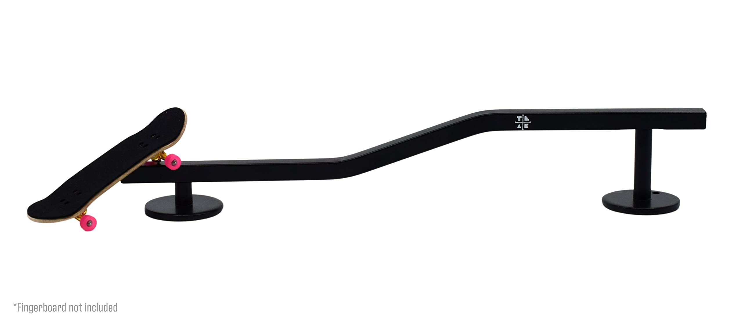 Teak Tuning Square, Bi-Level Fingerboard Rail, 12" - Custom Designed and Made in USA - Premium Solid Steel, Glossy Powder Coated Finish in Black - Image 5