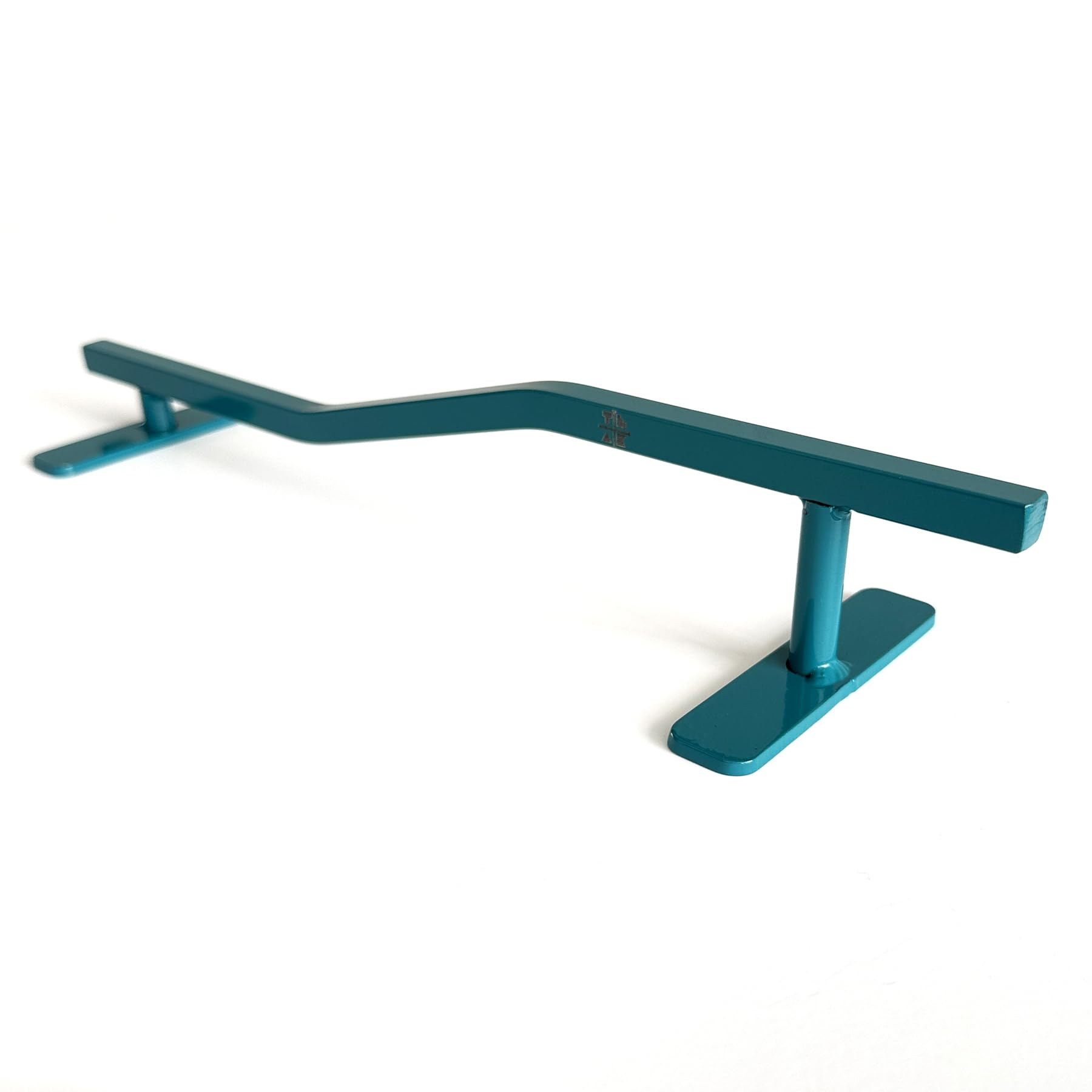 Teak Tuning Square, Bi-Level Fingerboard Rail, 12" - Custom Designed and Made in USA - Premium Solid Steel, Glossy Powder Coated Finish in Teak Teal - Image 3