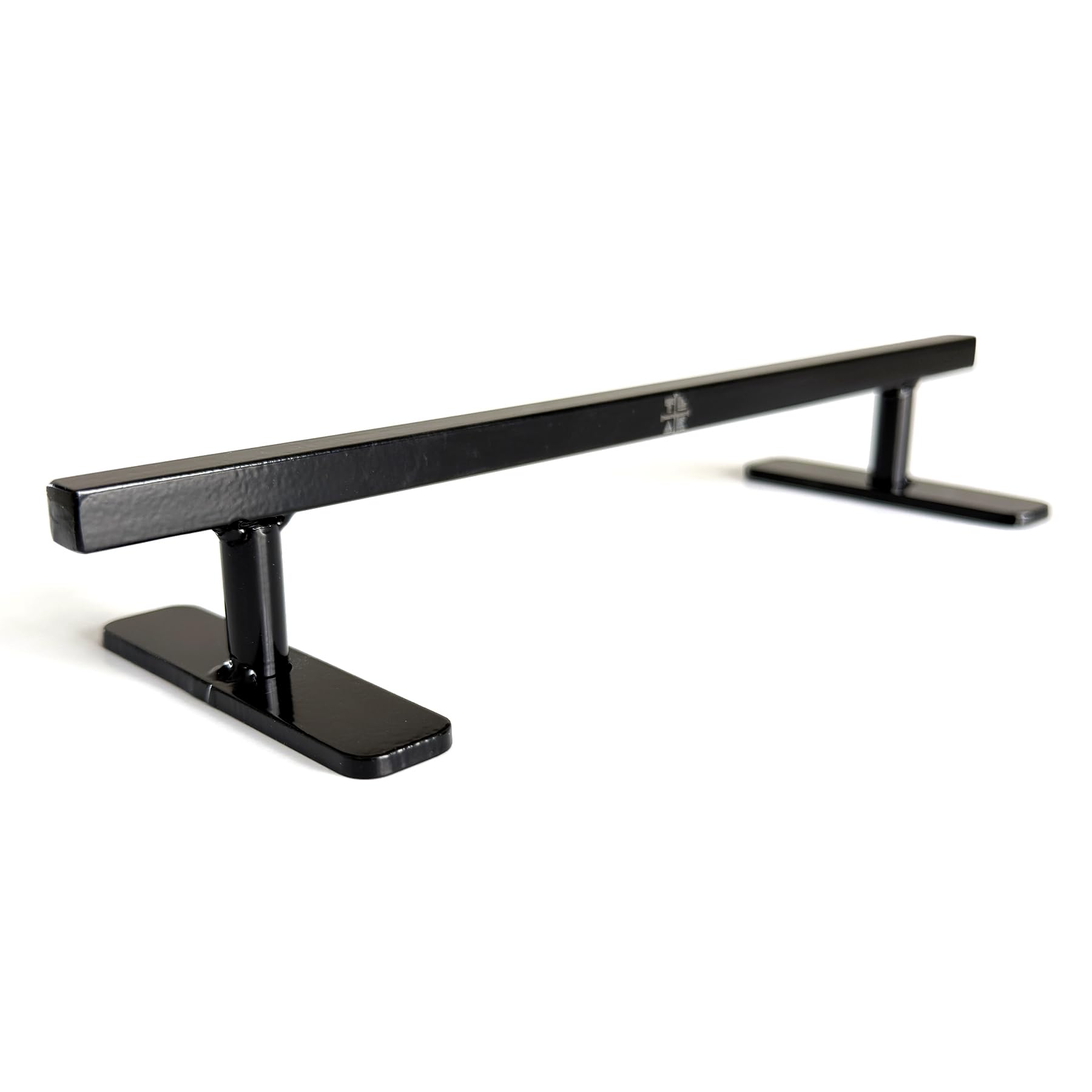 Teak Tuning Straight, Square Fingerboard Rail, 10" - Custom Designed and Made in USA - Premium Solid Steel Construction, Glossy Powder Coated Finish in Black - Image 2