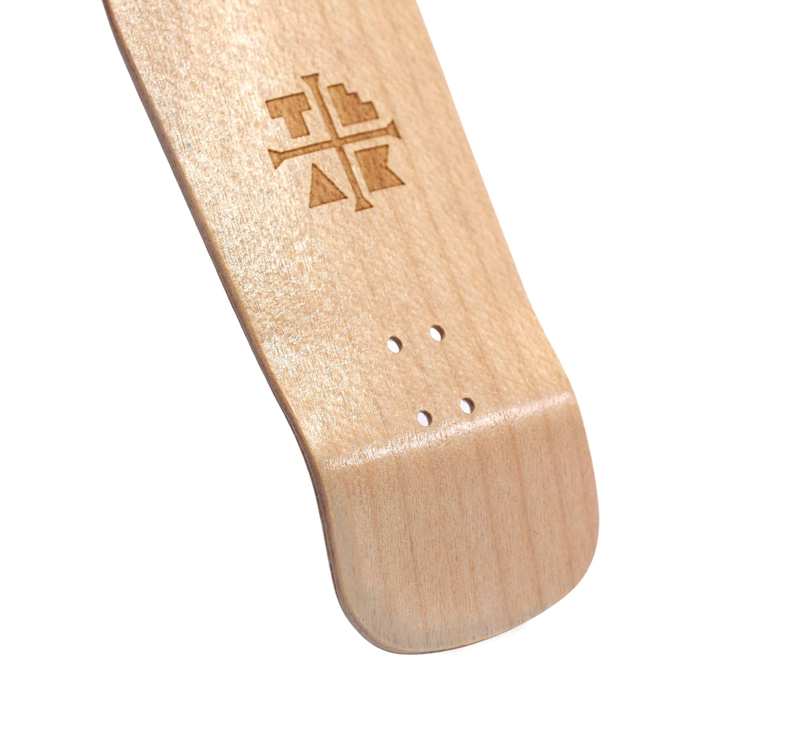 Wooden Fingerboard Carlsbad Cruiser Deck, The Classic - 34mm x 100mm - Handmade, Pro Shape & Size - Five Plies Wood Veneer - Includes Prolific Foam Tape - Teak Tuning - Image 2