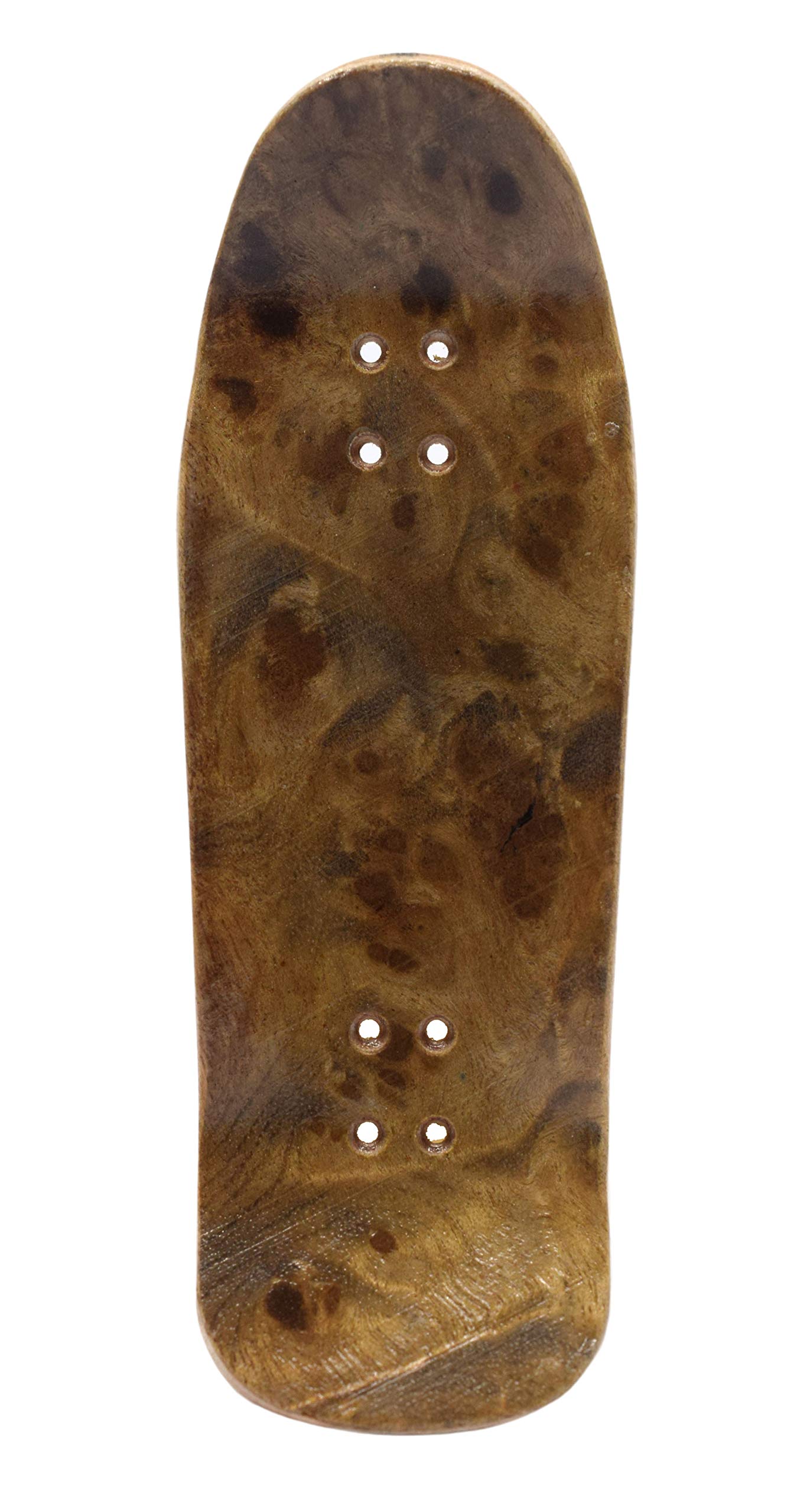 Wooden Fingerboard Carlsbad Cruiser Deck, The Graham Cracker - 34mm x 100mm - Handmade, Pro Shape & Size - Five Plies Wood Veneer - Includes Prolific Foam Tape - Teak Tuning - Image 3