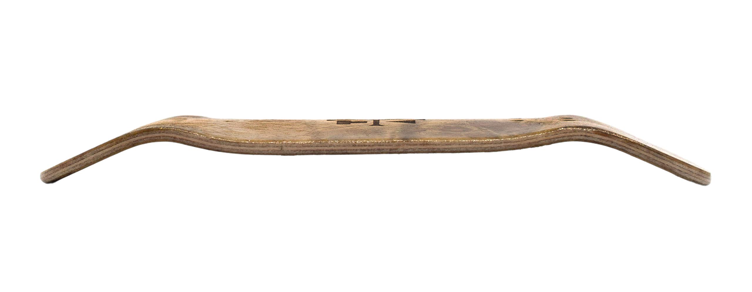 Wooden Fingerboard Carlsbad Cruiser Deck, The Graham Cracker - 34mm x 100mm - Handmade, Pro Shape & Size - Five Plies Wood Veneer - Includes Prolific Foam Tape - Teak Tuning - Image 5