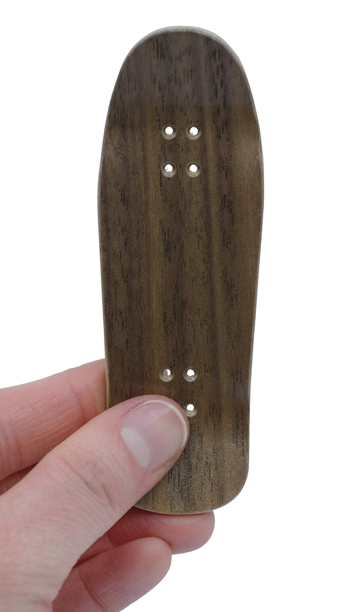 Wooden Fingerboard Carlsbad Cruiser Deck, The Swanson - 34mm x 100mm - Handmade, Pro Shape & Size - Five Plies Wood Veneer - Includes Prolific Foam Tape - Teak Tuning - Image 4